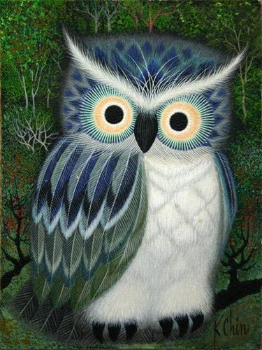  Owls door K. Chin