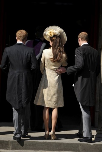  Prince William & Catherine at Zara and Mike’s Wedding