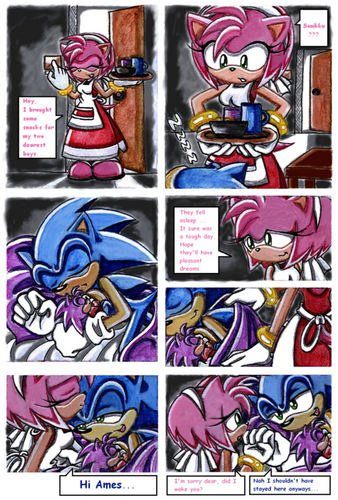 Sonamy comic and her bro is there 2 ^^