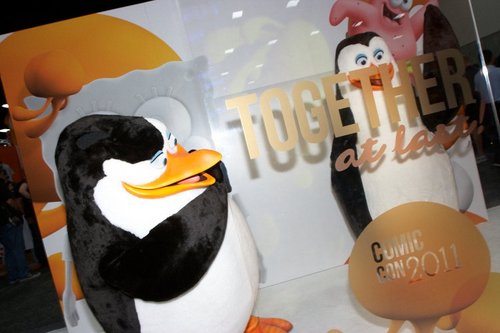  The Penguins of Madagascar at Comic Con 2011