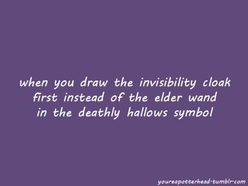 You Know You're a Potterhead When...