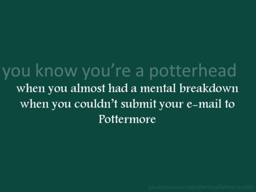 u Know You're a Potterhead When...