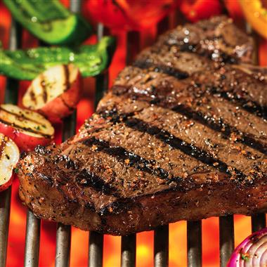  sirloin daging panggang, steak
