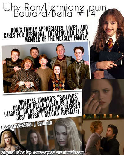 why Ron/Hermione pwn Bella/Edward