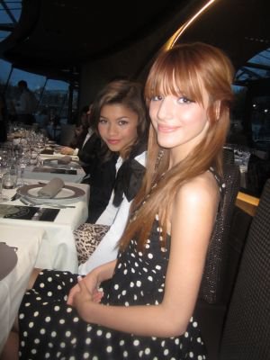  Bella Thorne and Zendaya at France Rares