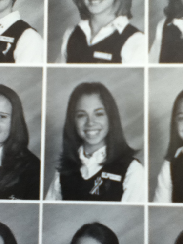  Christina Perri in her high school yearbook