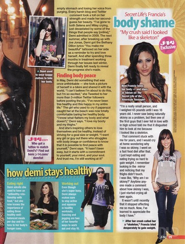 Demi - J-14 Magazine - August 2011