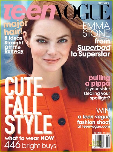 Emma Stone Covers 'Teen Vogue' September 2011