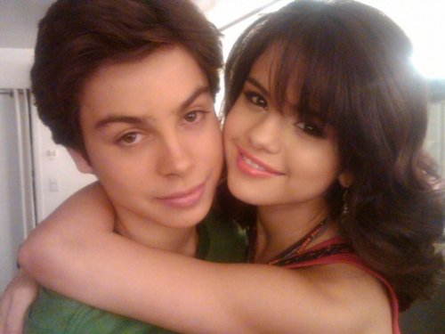  Jake T. Austin and Selena Gomez