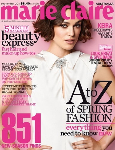  Keira Knightley for Marie Claire Australia September 2011