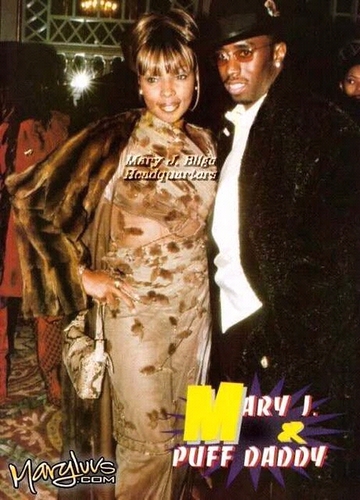  MARY J BLIGE WITH DIDDY IN 1997
