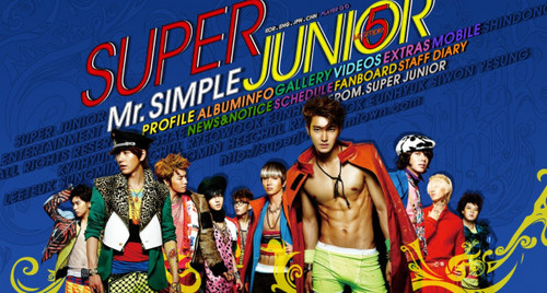 Mr.Simple New Photos from SJ homepage