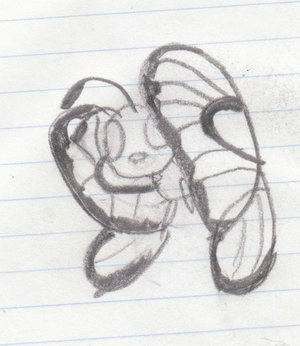  My attempt at drawing Butterfree Number 1