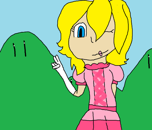 My drawing of Princess Peach