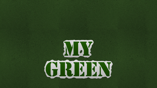  My green