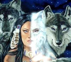  serigala, wolf Woman