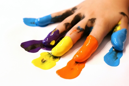  colourful paints