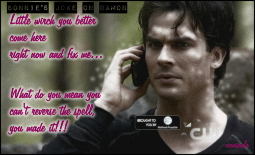  Bonnie's Joke on Damon!