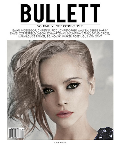  Christina Ricci on the Cover of the Volume IV Issue of Bullett Magazine: The Cosmic Issue