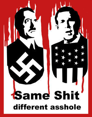 Hitler and Bush