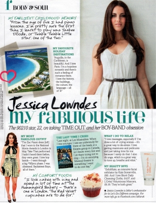 Jesscia Lowndes - Fabulous Magazine