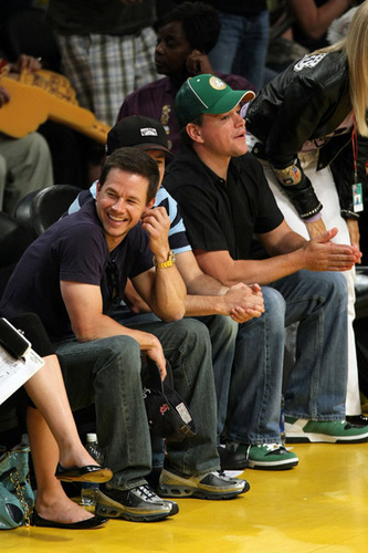June 15 2008 - Celebrities At NBA Finals Game 5 LA Lakers Vs. Boston Celtics