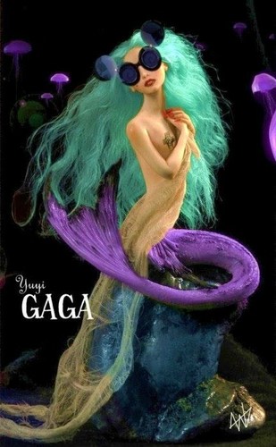  Lady Gaga as a Mermaid