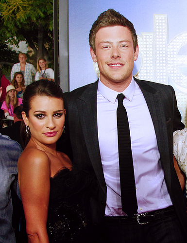 Lea Michele & Cory Monteith || 3D concert Movie - Red Carpet