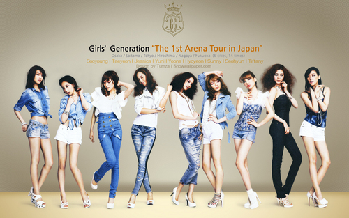  SNSD THE 1ST ARENA TOUR IN जापान