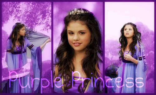 Selena Gomez Purple Princess!