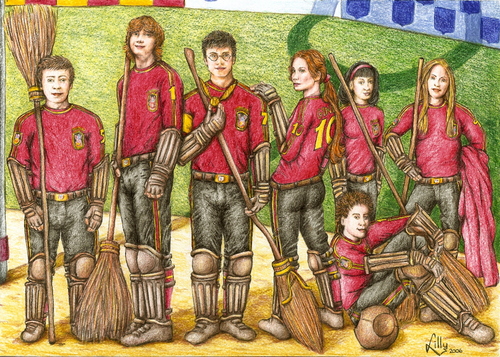  The Gryffindor Quidditch team