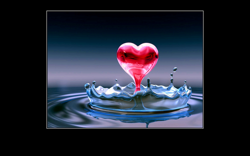  Water coração