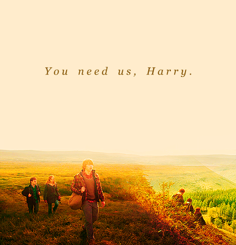  آپ need us, Harry