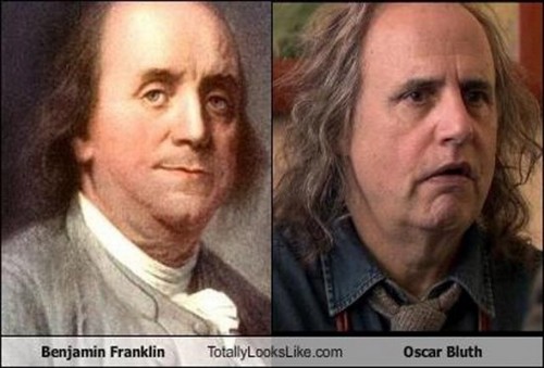 "Celebrity" Look-alikes: Ben Franklin and Oscar Bluth