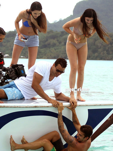  Kendall and Kylie Jenner in a Bikini during Holidays in Bora Bora, Apr 30