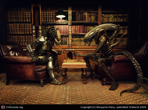  Alien vs Predator in Chess