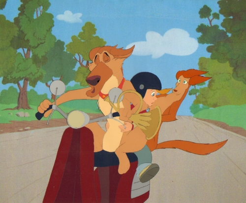 All Dogs Go To Heaven Production Cel
