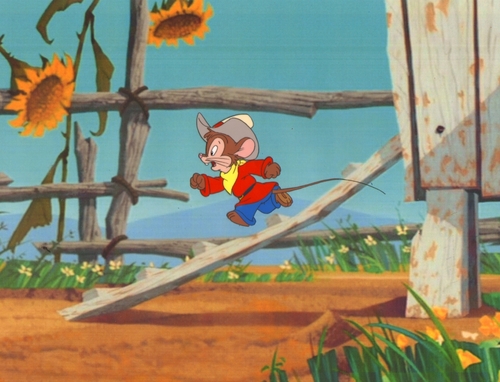  An American Tail: Fievel Goes West Production Cel