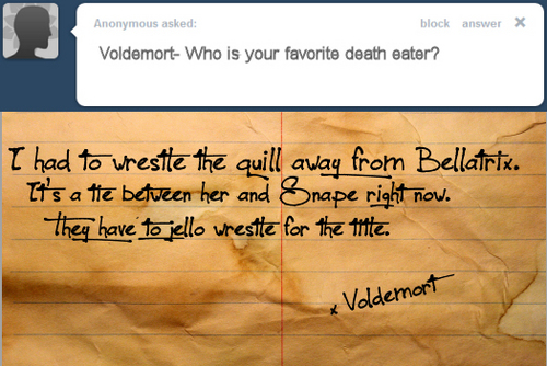  Ask a Death Eater!