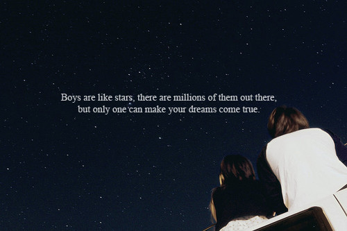  Boys are like stars