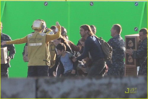  Brad Pitt: Filming 'World War Z'
