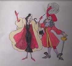 Captain Hook and Cruella De Vil