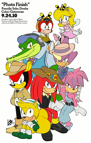  Chaotix: चित्र Finished Colored