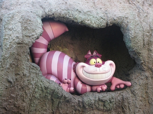 Cheshire Cat in Disneyland