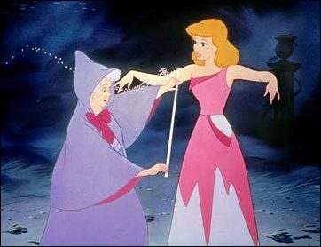  Walt Disney Screencaps - The Fairy Godmother & Princess Cinderella