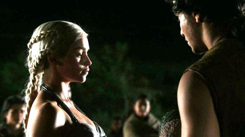 Daenerys Targaryen and Rakharo