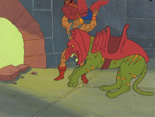  He-Man Masters of the Universe Production Cel