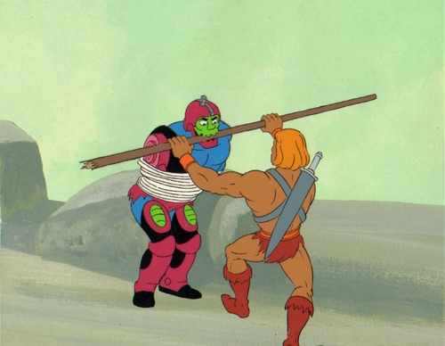 He-Man Masters of the Universe Production Cel