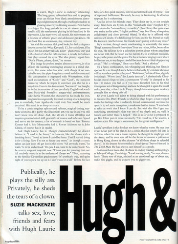  Hugh Laurie GQ Magazine 1992 Interview