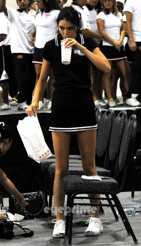 Kendall and Kylie Jenner at a Cheerleading Camp in Ontario